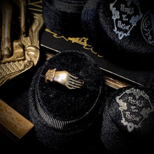 Load image into Gallery viewer, The “Memoriam” Ring Antiqued 14k Gold Plated