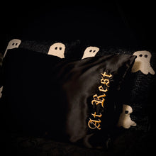 Load image into Gallery viewer, At Rest Embroidered Mulberry Silk Pillowcase