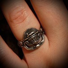 Load image into Gallery viewer, Preorder Lamb Casket
Handle Ring Antiqued Sterling Silver
