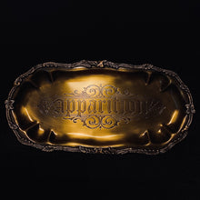 Load image into Gallery viewer, Antiqued Brass Apparition Mourning Tray
