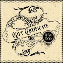 Load image into Gallery viewer, Velvet Apparition Gift Certificate
